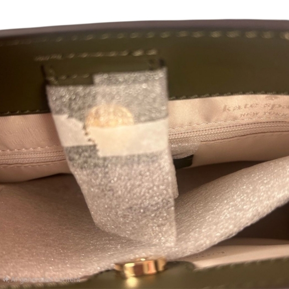 Kate Spade Julia Bucket Bag  Seaweed Green Pebbled Leather NWT UPC 19602155462 - Picture 8 of 11